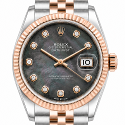 Rolex Datejust 36MM 116231 Two-Tone Tahitian Pearl Dial Watch